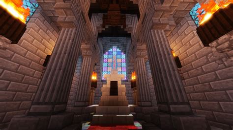 Minecraft Castle Throne Room