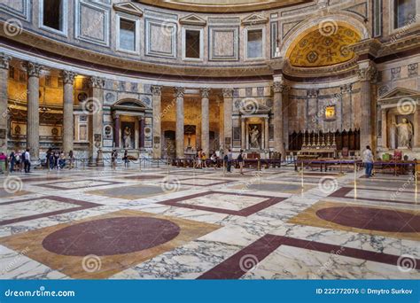 Pantheon interior, Rome editorial photo. Image of marble - 222772076