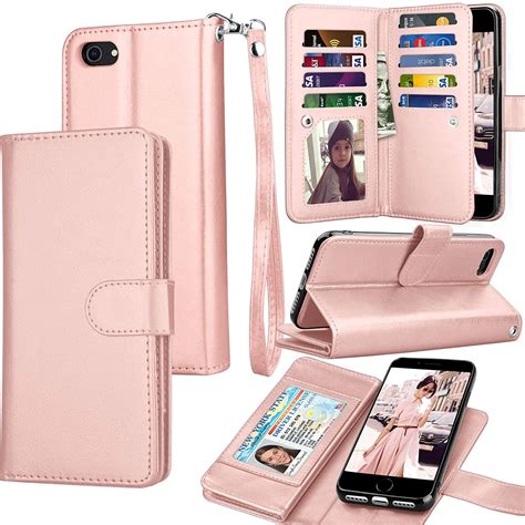 Tekcoo Wallet Case For iPhone SE 2020 / iPhone 7 8 4.7" Luxury ID Cash ...