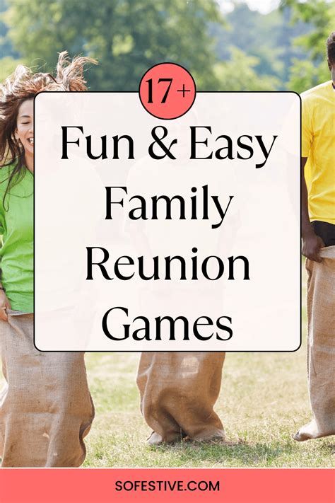 20 Fun Family Reunion Games - So Festive!