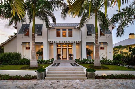 Exquisite modern coastal home in Florida with luminous interiors