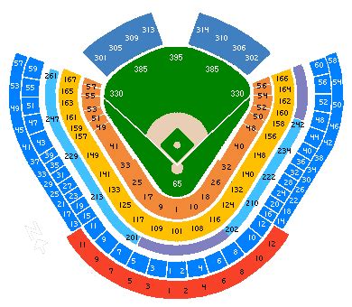 Dodgers Seating Chart 4rs | Elcho Table