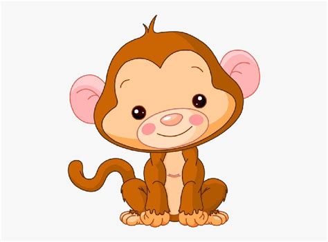 Baby Safari Monkey Clip Art