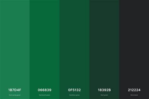 35+ Best Green Color Palettes with Names and Hex Codes (2023)