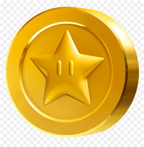 Gold Coins Png Image - Super Mario Star Coin Png, Transparent Png - vhv