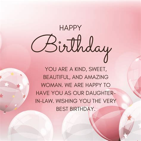 50+ Birthday Wishes Daughter in law : Quotes, Messages, Status And ...