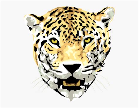 Jaguar Cara Vector, HD Png Download - kindpng