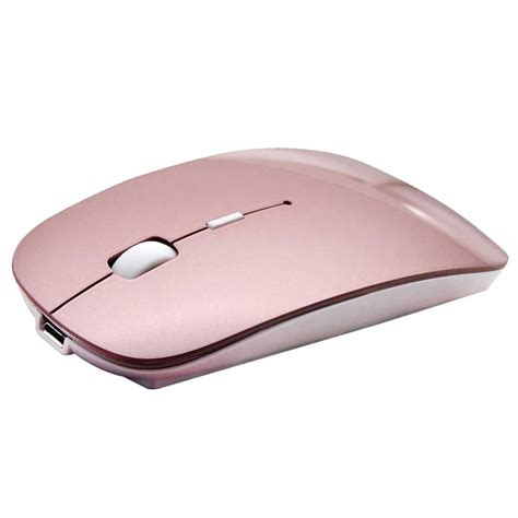 Bluetooth Mouse – Wireless Mouse for Mac Laptop(Rechargeable) ROSE GOLD ...