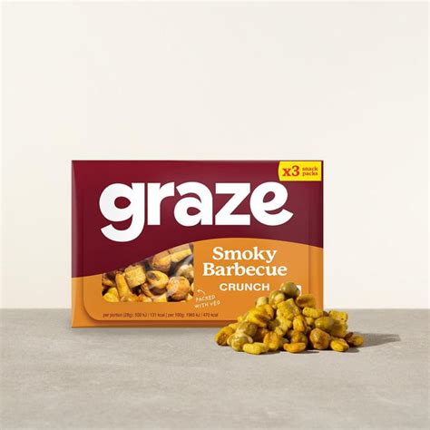 Graze Vegan BBQ Crunchy Mixed Snacks | Ocado