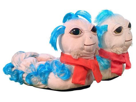 Labyrinth 'Ello Worm Plush Slippers