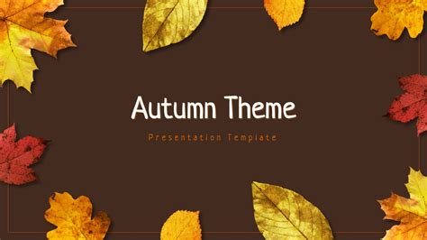 Free Hello Autumn Theme Template