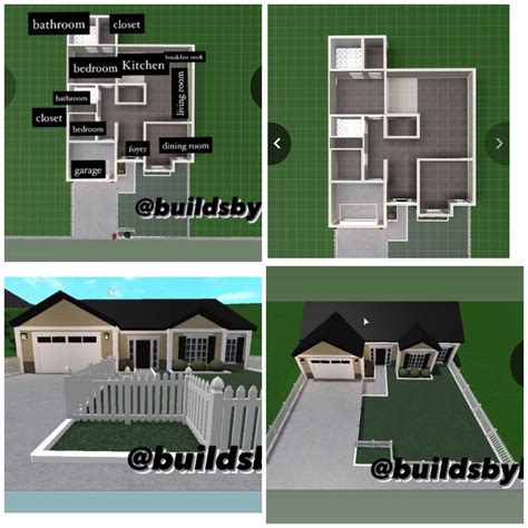 Bloxburg layout 2 story