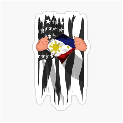 "Filipino American Flag" Sticker for Sale by dmanalili | Redbubble