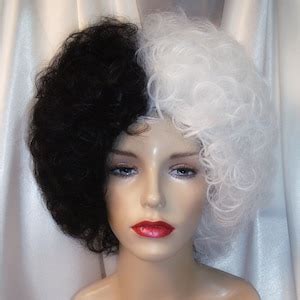 Cruella 2021 Wig Cruella De Vil Wig Emma Stone Cruella Wig - Etsy