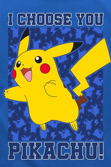 Pikachu - I Choose You | Pokémon T-Shirt | EMP