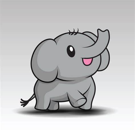 Cute baby elephant cartoon - Download Free Vectors, Clipart Graphics ...