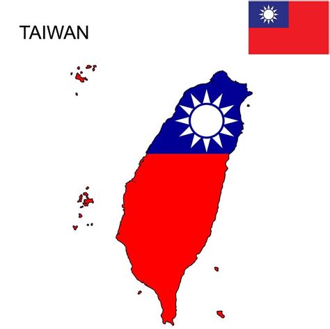 Taiwan Flag Map and Meaning | Mappr