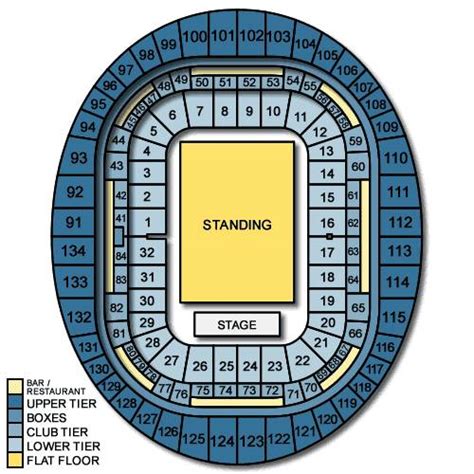 38++ Emirates stadium seating plan for concerts