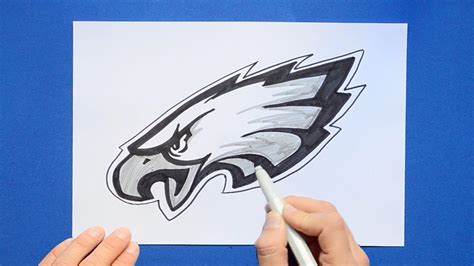 How to draw the Philadelphia Eagles Logo (NFL Team)