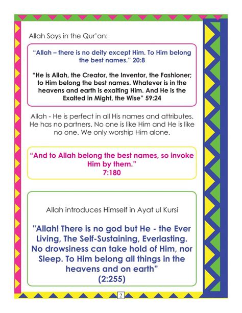 Aqeedah Activity Book (Age 7+) - Children of Islam