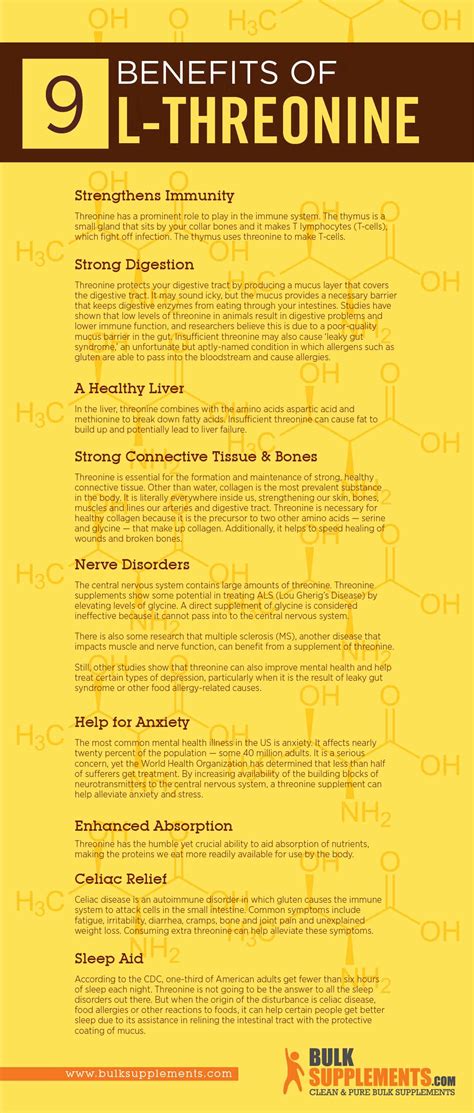 L-Threonine: Benefits, Side Effects & Dosage