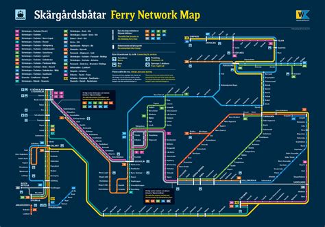 Transit Maps: Submission – Official Map: Stockholm Archipelago Ferry ...