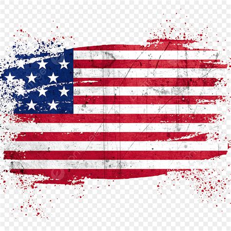 Vintage American Flag PNG, Vector, PSD, and Clipart With Transparent ...