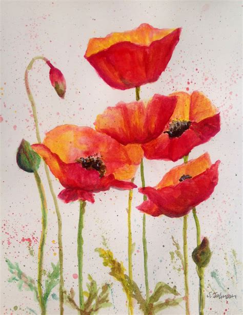 Oriental Poppies in 2021 | Flower painting, Painting, Poppies