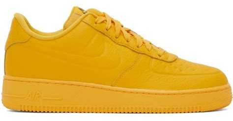 Nike Yellow Air Force 1 '07 Pro-tech Sneakers in Black for Men | Lyst