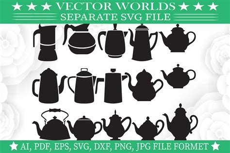 Coffee Pot Svg, Coffee, Pot Svg | Illustrator Graphics ~ Creative Market