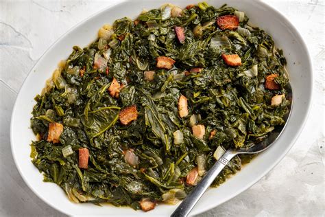 Simple Southern Mustard Greens Recipe With Bacon