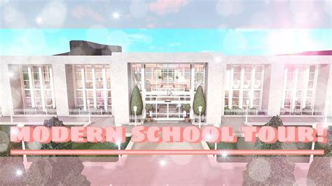 BLOXBURG I MODERN SCHOOL TOUR I KwlMia in 2021 | School building design ...