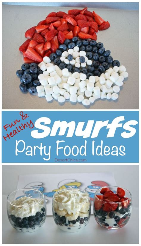 Healthy smurfs party food ideas – Artofit