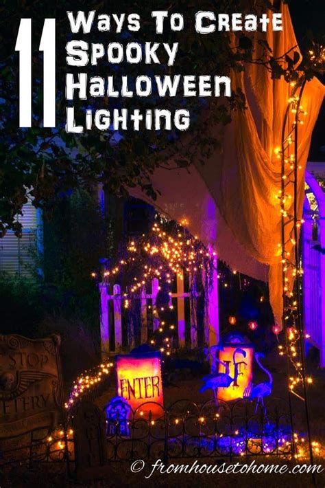 Halloween Outdoor Lighting Ideas: 25+ Spooky Ways To Light Your Yard ...