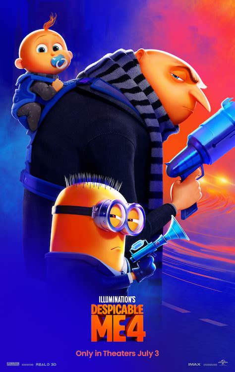 New Poster for “DESPICABLE ME 4” Released - CinemaNerdz