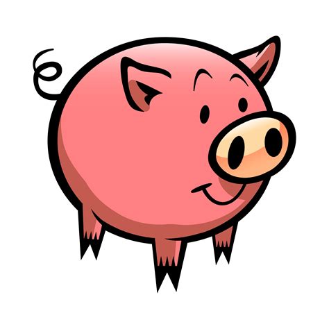 Pig cartoon vector illustration 546118 Vector Art at Vecteezy