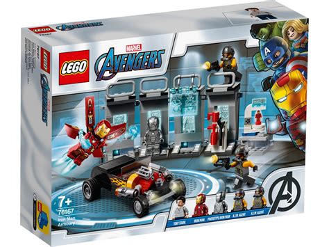 Nouveauté LEGO Marvel 76167 Iron Man Armory : une petite extension pour ...