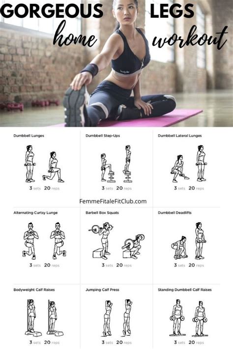 87 Best Best leg workouts with free weights for Workout Today | Fitness ...