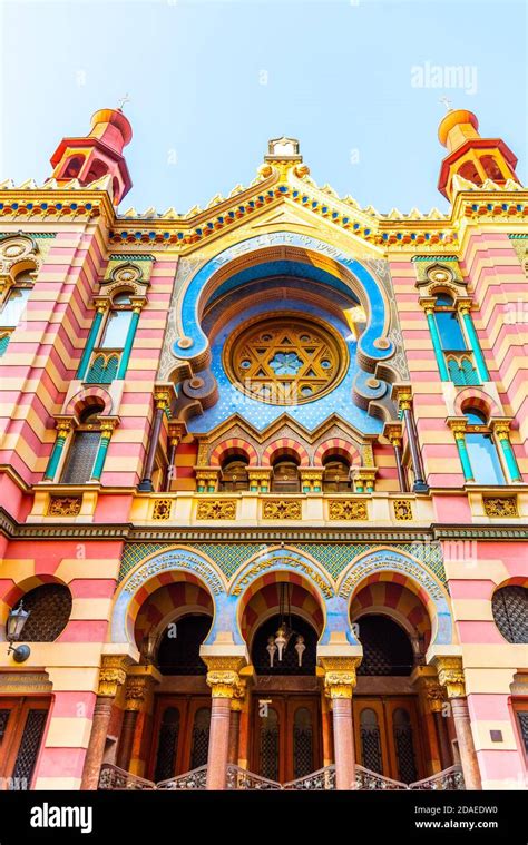 Jubilee Synagogue, or Jerusalem Synagogue, in Prague, Czech Republic ...