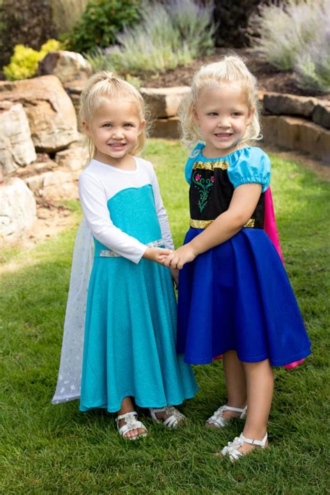 Elsa and Anna Frozen Costumes | Kids' Group Halloween Costume Ideas ...