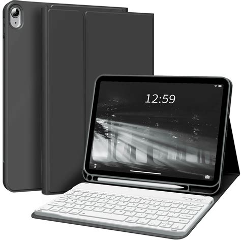 Aoub iPad 10th Generation Keyboard Case with Pencil Holder, Magnetic ...