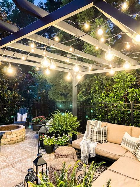 5 Easy Tips for Hanging Outdoor String Lights from a Pergola