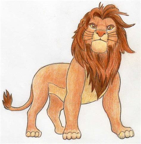 How To Draw Lion King - Braincycle1