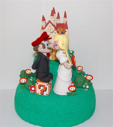 Super Mario and Princess Peach Base Wedding Cake Topper.PNG (4 comments ...