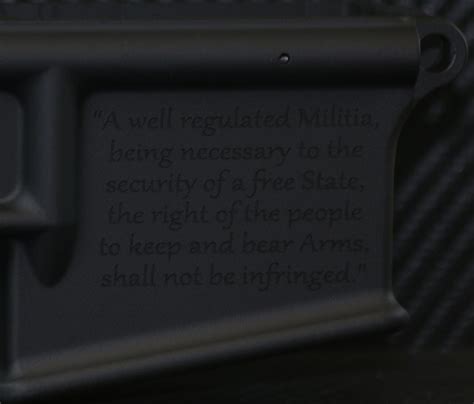 Custom Engraved AR15 Lower Receiver - Premium engraving with