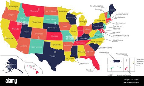 Political Map Of USA (Colored State Map) Mappr, 54% OFF