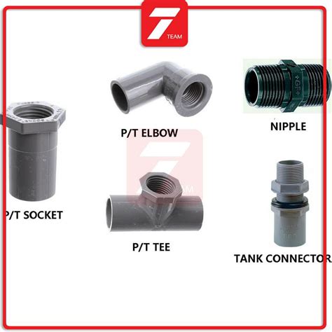 15MM 1/2" PVC PIPE FITTING | Shopee Malaysia