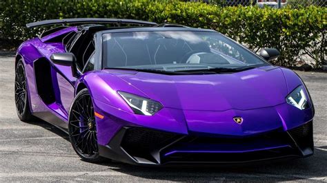 Purple Lamborghini