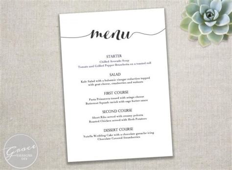 Menu Template Word - FREE DOWNLOAD | Free menu templates, Free ...