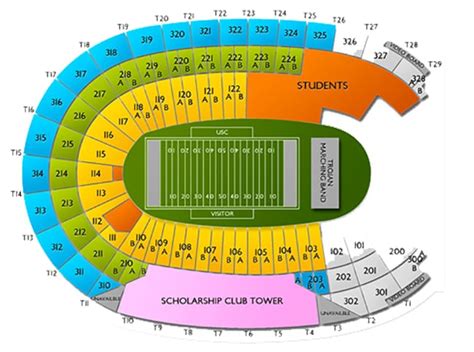 Usc Stadium Seating Chart